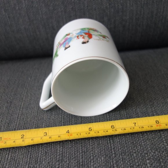 Ceramic Coffee Mug with Gold Trim - Picture 10 of 12